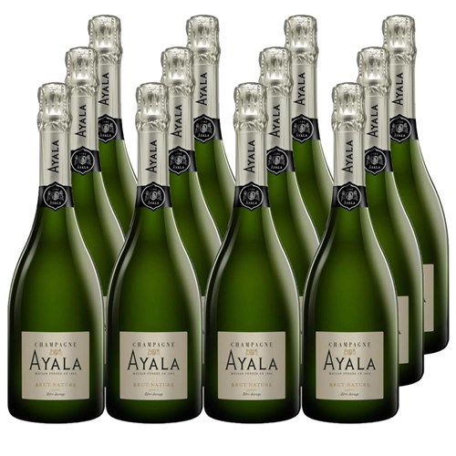 Ayala Brut Nature Champagne 75cl Crate of 12 Champagne